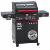 Rösle Videro G3-S VARIO+ Schwarz Gasgrill - FC Bayern Edition - Inkl. FC Bayern Abdeckhaube, Barbecue Grillzange Und Burgerpresse