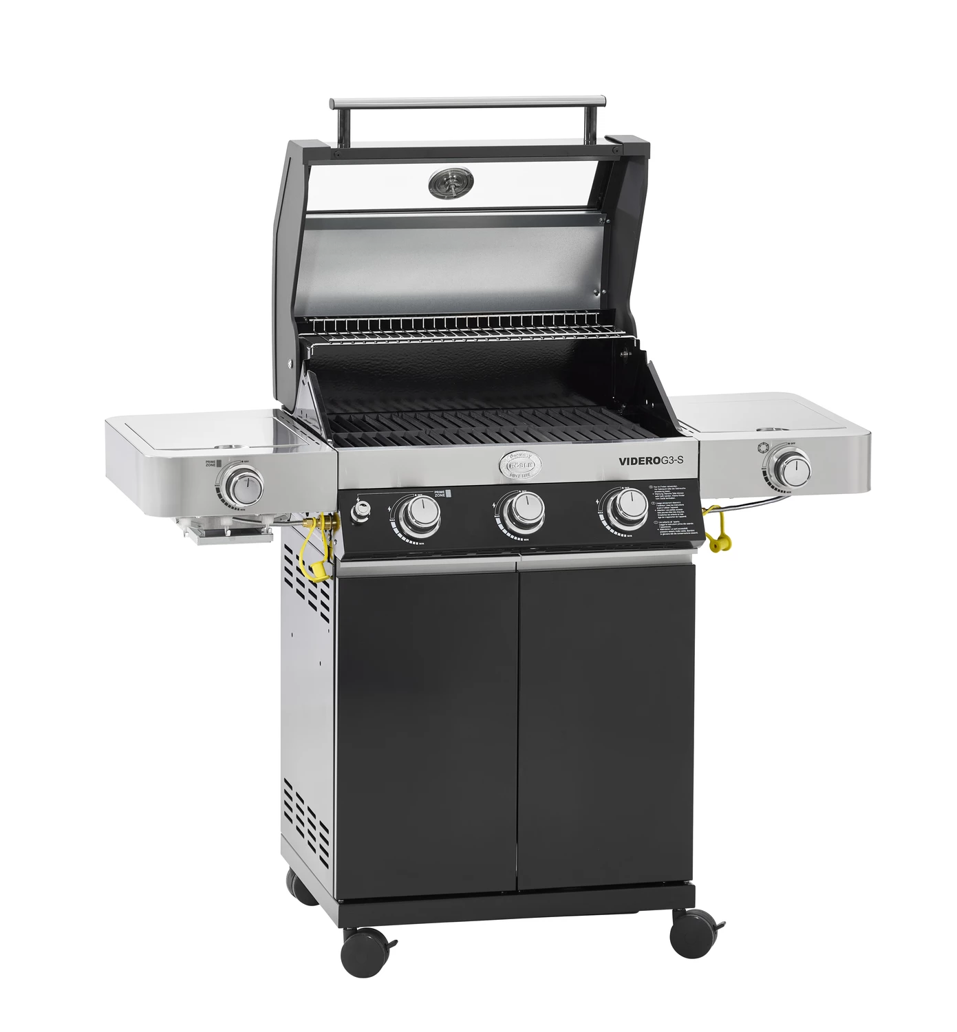 Rösle Gasgrill Videro G3-S VARIO+ Schwarz - Modell 2023 Inkl. Abdeckhaube 6 Rösle Gasgrill Videro G3-S VARIO+ Schwarz - Modell 2023 Inkl. Abdeckhaube – Bild 4
