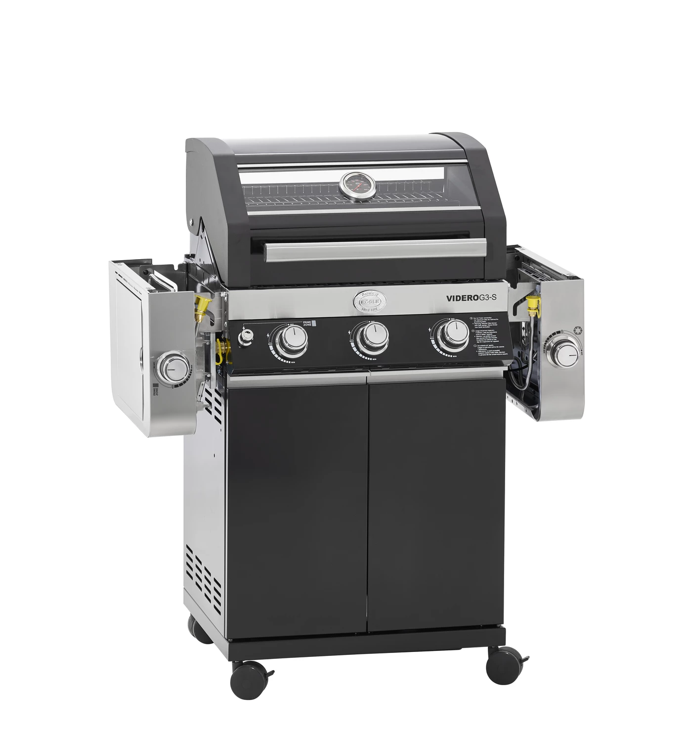 Rösle Gasgrill Videro G3-S VARIO+ Schwarz - Modell 2023 Inkl. Abdeckhaube 8 Rösle Gasgrill Videro G3-S VARIO+ Schwarz - Modell 2023 Inkl. Abdeckhaube – Bild 6
