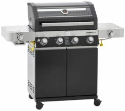 Rösle Gasgrill Videro G4-S VARIO+ Schwarz - Modell 2023 - SMART Deal Inkl. Grillfürst Grill Control + Abdeckhaube Und Grillplatte