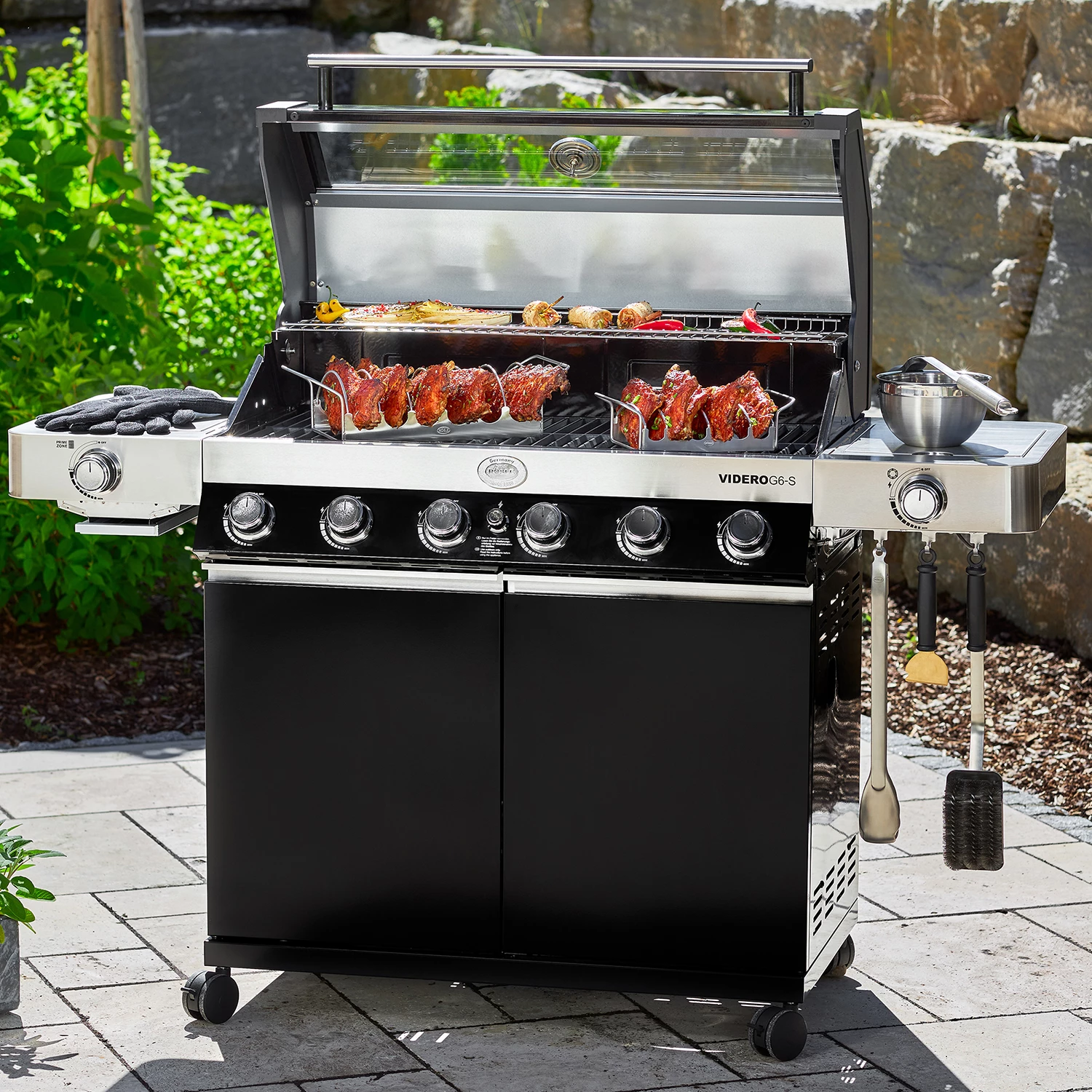 Rösle Gasgrill Videro G6-S VARIO+ - Modell 2023 - X-DEAL Inkl. Abdeckhaube Und Grillplatte 15 Rösle Gasgrill Videro G6-S VARIO+ - Modell 2023 - X-DEAL Inkl. Abdeckhaube Und Grillplatte – Bild 13
