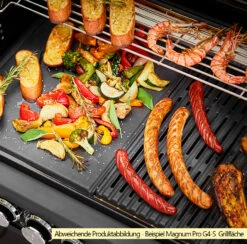 Rösle Gasgrill Magnum PRO G3 - X-DEAL Inkl. Abdeckhaube Und Gusseisen Grillplatte - Modell 2023 -Grill Verkaufs-Shop Roesle Magnum Pro Grillflaeche Beispiel G4 S