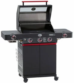 Rösle Videro G3-S VARIO+ Schwarz Gasgrill - FC Bayern Edition - Inkl. FC Bayern Abdeckhaube, Barbecue Grillzange Und Burgerpresse 23 Rösle Videro G3-S VARIO+ Schwarz Gasgrill - FC Bayern Edition - Inkl. FC Bayern Abdeckhaube, Barbecue Grillzange Und Burgerpresse -Grill Verkaufs-Shop Roesle Videro G3 S FC Bayern Deckel offen 1