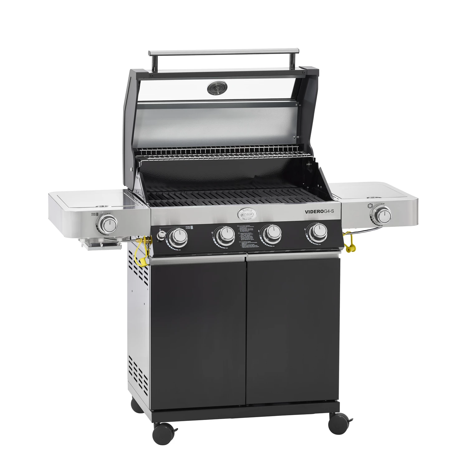 Rösle Gasgrill Videro G4-S VARIO+ Schwarz - Modell 2023 - SMART Deal Inkl. Grillfürst Grill Control + Abdeckhaube Und Grillplatte 8 Rösle Gasgrill Videro G4-S VARIO+ Schwarz - Modell 2023 - SMART Deal Inkl. Grillfürst Grill Control + Abdeckhaube Und Grillplatte – Bild 6