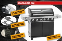 Rösle Gasgrill Videro G6-S VARIO+ Schwarz - Modell 2023 - Inkl. Abdeckhaube 21 Rösle Gasgrill Videro G6-S VARIO+ Schwarz - Modell 2023 - Inkl. Abdeckhaube -Grill Verkaufs-Shop Roesle Videro G6 S Vario Highlights 3