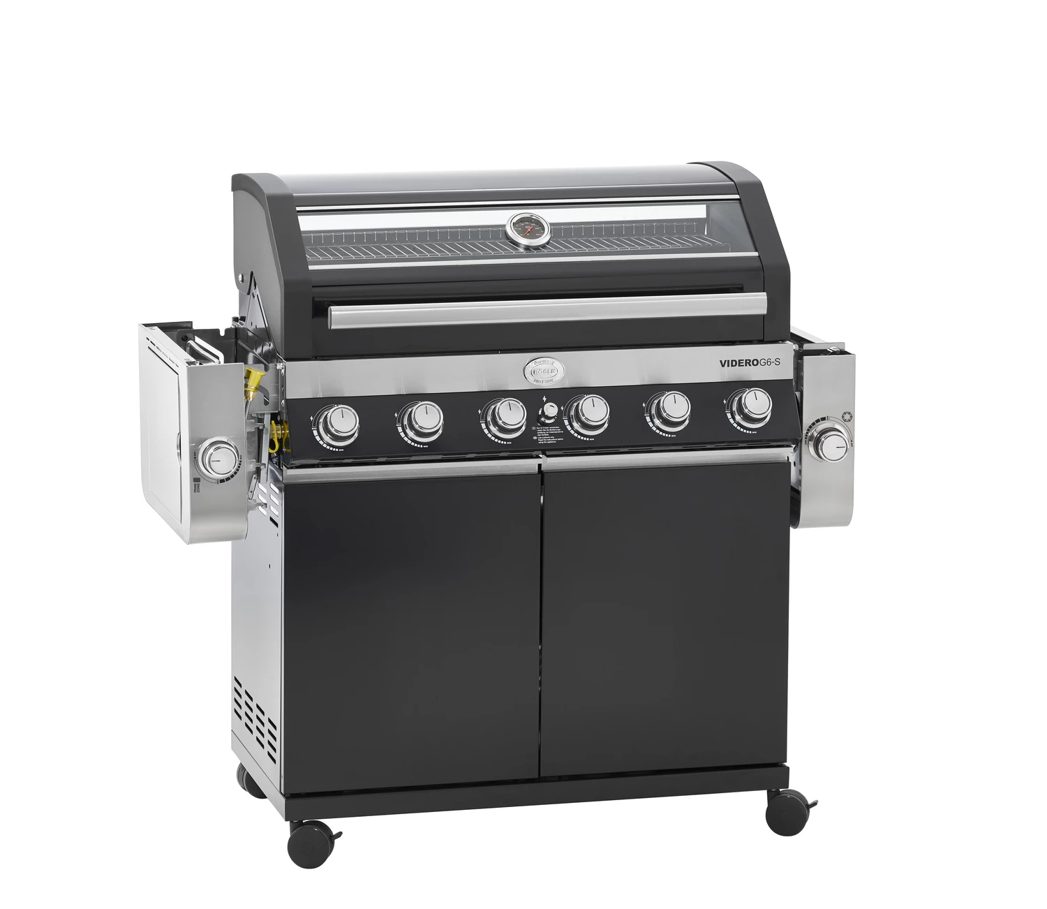 Rösle Gasgrill Videro G6-S VARIO+ Schwarz - Modell 2023 - Inkl. Abdeckhaube 8 Rösle Gasgrill Videro G6-S VARIO+ Schwarz - Modell 2023 - Inkl. Abdeckhaube – Bild 6