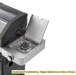 Rösle Edelstahl Gasgrill Videro G4-S VARIO+ - Limited Edition Modell 2023 - SMART Deal Inkl. Grillfürst Grill Control -Grill Verkaufs-Shop Roesle Videro Gasgrill Seitenkocher Beispiel 16