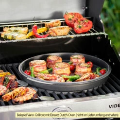 Rösle Gasgrill Videro G4-S VARIO+ Schwarz - Modell 2023 - X-DEAL Inkl. Abdeckhaube Und Grillplatte 31 Rösle Gasgrill Videro G4-S VARIO+ Schwarz - Modell 2023 - X-DEAL Inkl. Abdeckhaube Und Grillplatte -Grill Verkaufs-Shop Roesle Videro Gasgrill Vario Grillrost Mood 12