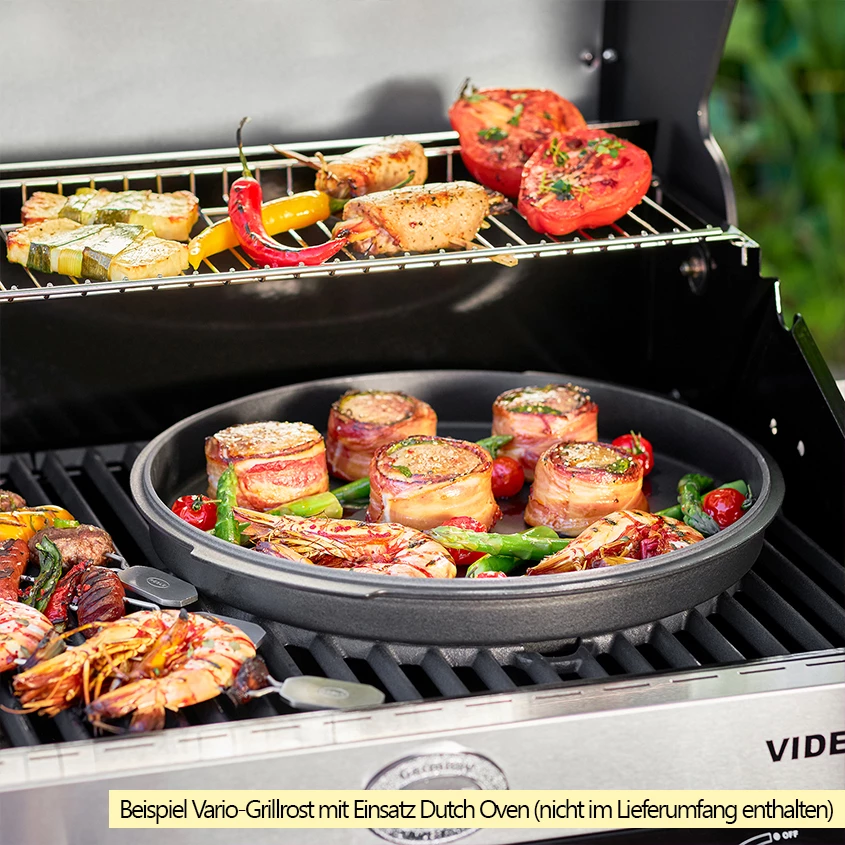Rösle Gasgrill Videro G6-S VARIO+ Schwarz - Modell 2023 - SMART Deal Inkl. Grillfürst Grill Control 19 Rösle Gasgrill Videro G6-S VARIO+ Schwarz - Modell 2023 - SMART Deal Inkl. Grillfürst Grill Control – Bild 17