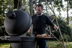 The Bastard Keramikgrill Urban XL - Complete - Schwarz Matt - Modell 2023 -Grill Verkaufs-Shop The Bastard Keramikgrill Urban XL Deckelscharnier