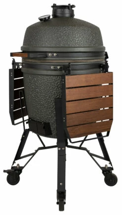 The Bastard Keramikgrill VX Large - Complete - Schwarz Matt - Modell 2023 22 The Bastard Keramikgrill VX Large - Complete - Schwarz Matt - Modell 2023 -Grill Verkaufs-Shop The Bastard VX Keramikgrill Large Komplett Seitenablagen abgeklappt