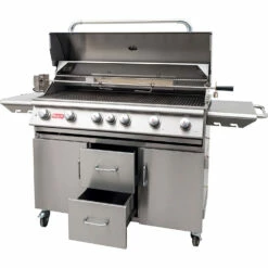 BULL Diablo - Gasgrill Mit Infrarot Backburner Und Rotisserie -Grill Verkaufs-Shop bull diablo gasgrill seitlich deckel 62648CE