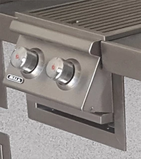 BULL Einbau Blende Seitenbrenner Double / Edelstahl 3 BULL Einbau Blende Seitenbrenner Double / Edelstahl