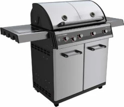 Outdoorchef Dualchef S 425 G Edelstahl Gasgrill Mit Seitenkocher + BLAZING ZONE Infrarotbrenner -Grill Verkaufs-Shop outdoorchef dualchef s 425 g seitlich 18 700 1